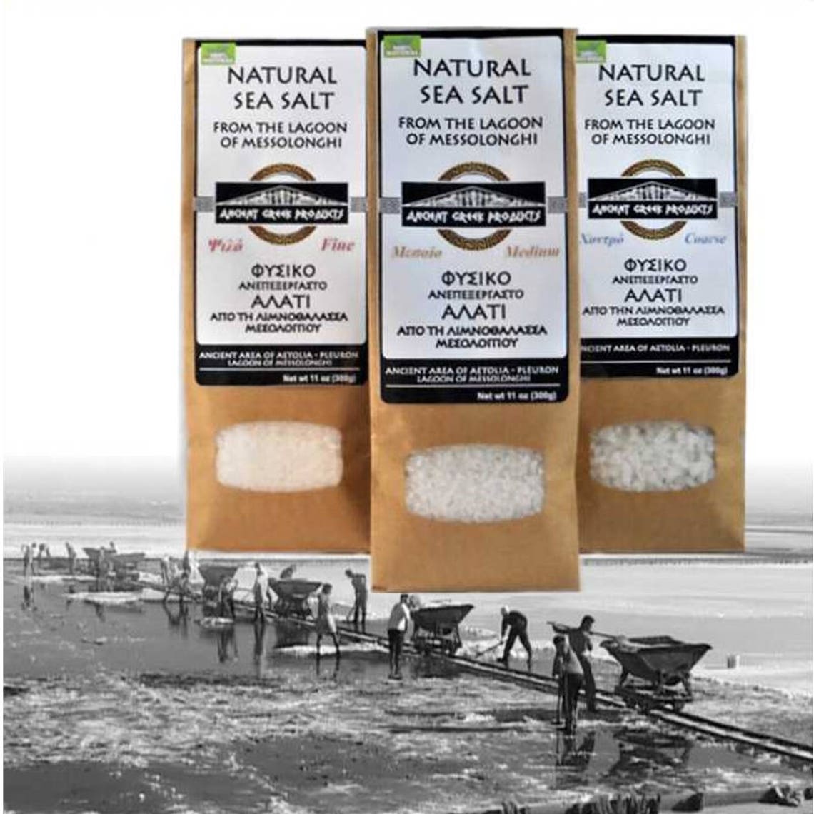 100 Natural Raw Sea Salt of Messolonghi Greece From ANCIENT Etsy