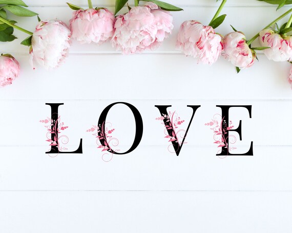 Love Wall Art Love Printable Valentines Day Wall Art Love | Etsy