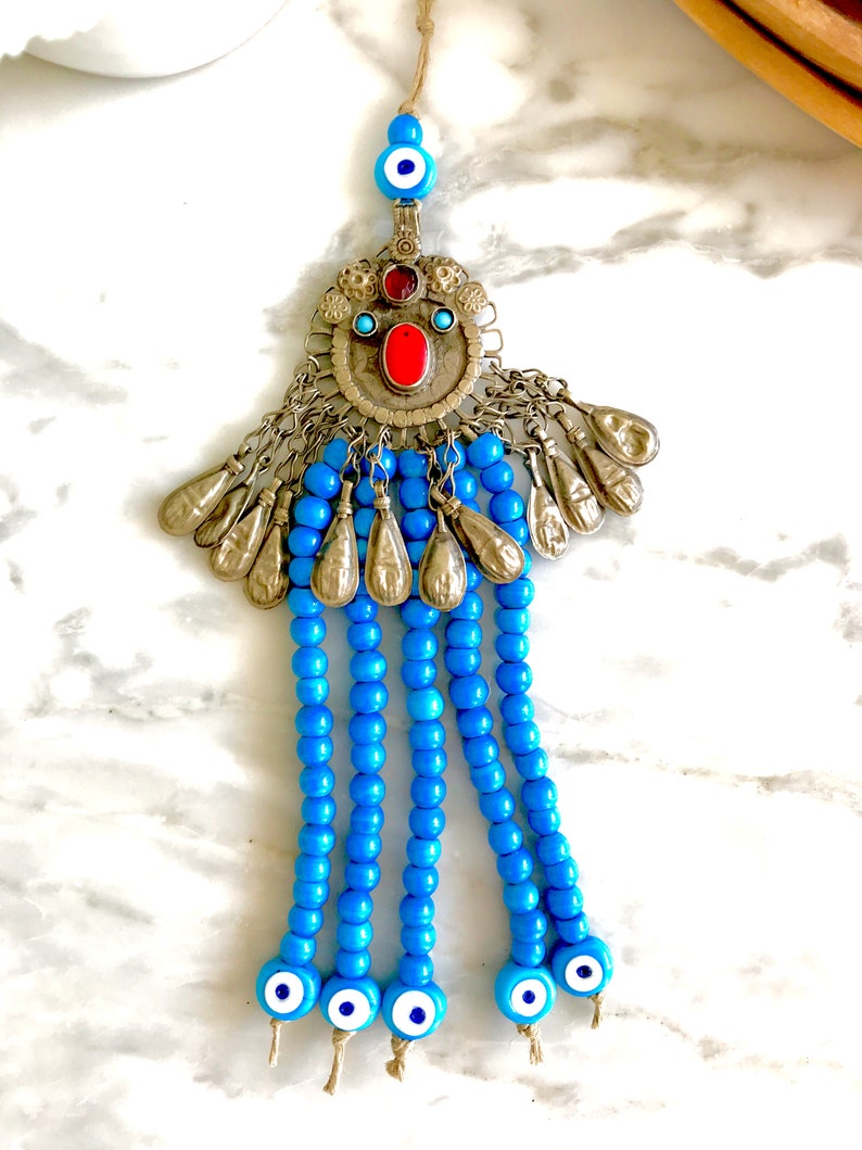 Nazarlik Deko Nazar Boncugu Blaue Auge Anhänger Wandbehänge Neu Geschenk glück