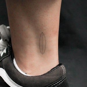 Surfboard Temporary Tattoo (Set of 3)