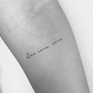Que Será, tatuaggio temporaneo Será (Set di 3)