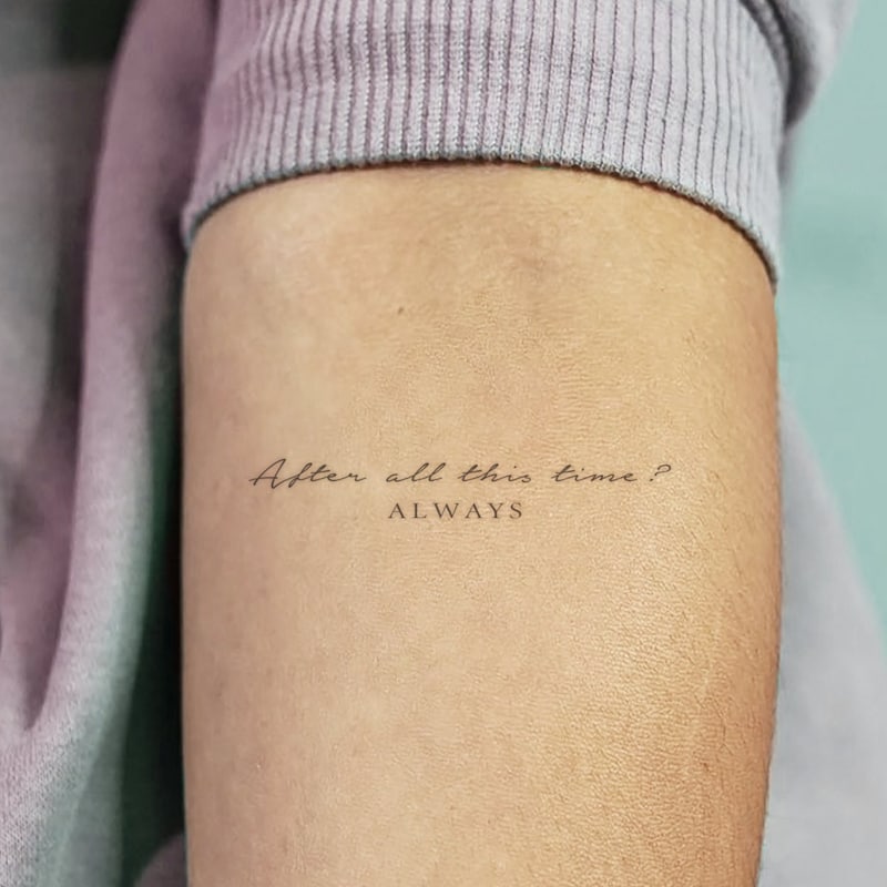 Always Temporary Tattoo - Etsy