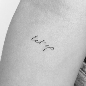 Lascia andare tatuaggio temporaneo (set di 3)