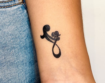 Infinity Mother, Daughter and Son Temporary Tattoo (Set of 3)