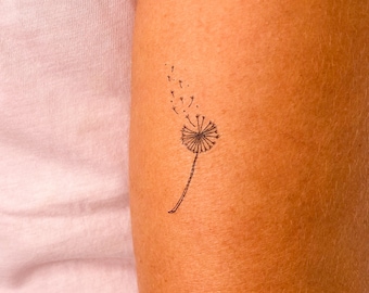 Dandelion Temporary Tattoo (Set of 3)