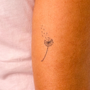 Tatuaggio temporaneo del dente di leone (Set di 3)