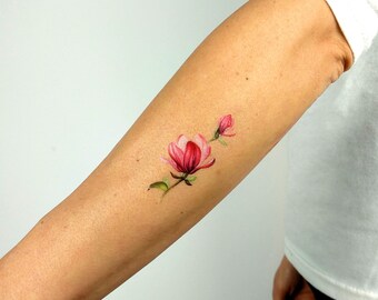 Magnolia Tattoo Etsy