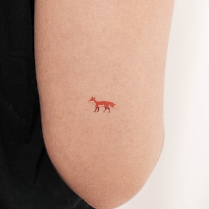 Tatuaggio Temporaneo Volpe (Set di 3)