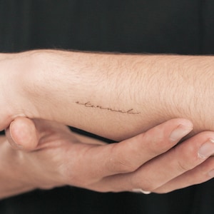 Eternal Temporary Tattoo By Jakenowicz (Set of 3)