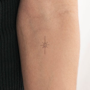 Morning Star Temporary Tattoo By Jakenowicz (Set of 3)
