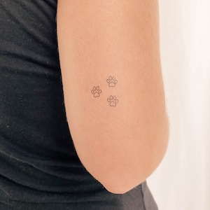 Love Paws Temporary Tattoo (Set of 3)