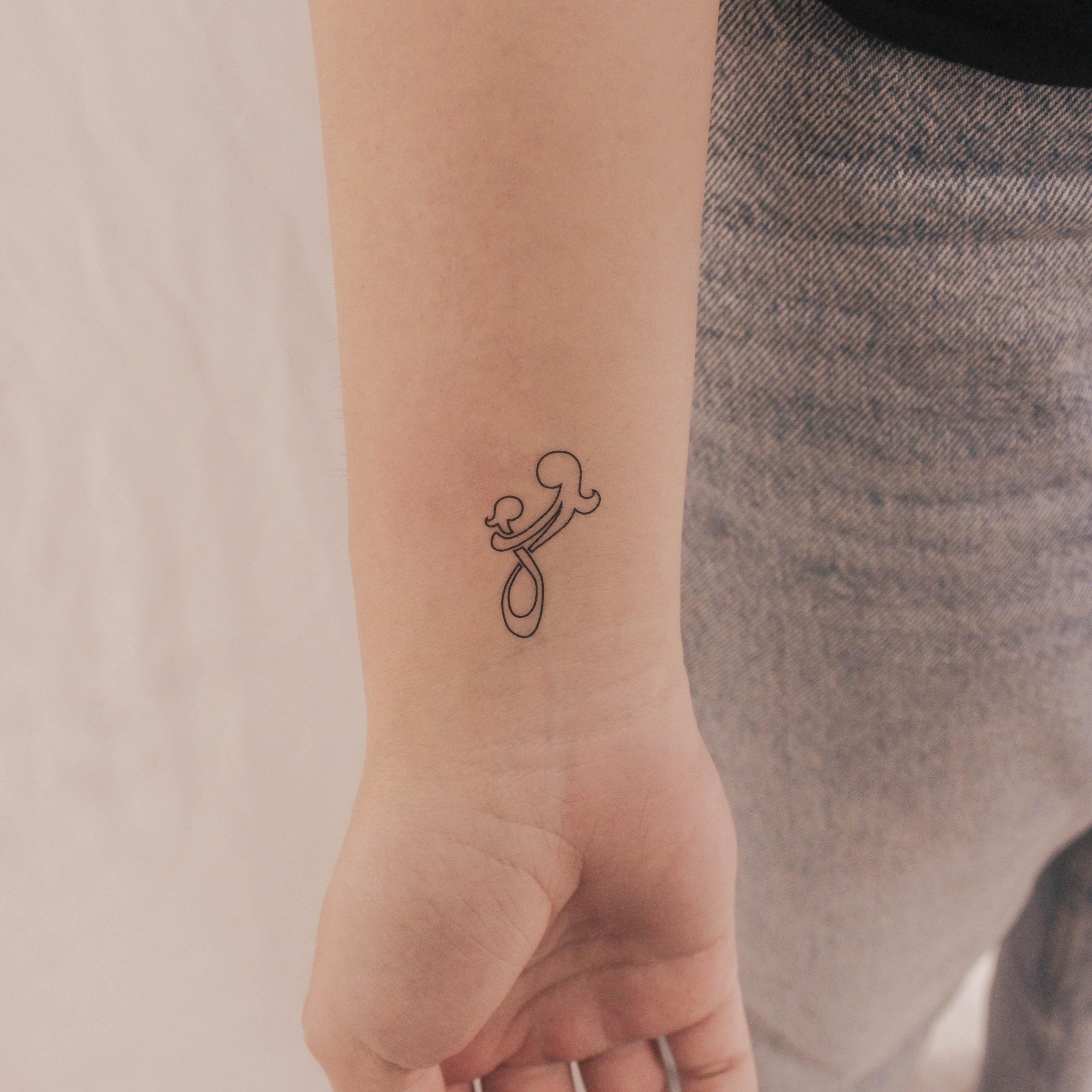 Matching tattoos for a mother and daughter - Etsy België, image size:3000x3000