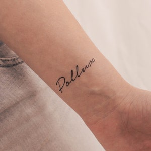 Pollux Temporary Tattoo (Set of 3)