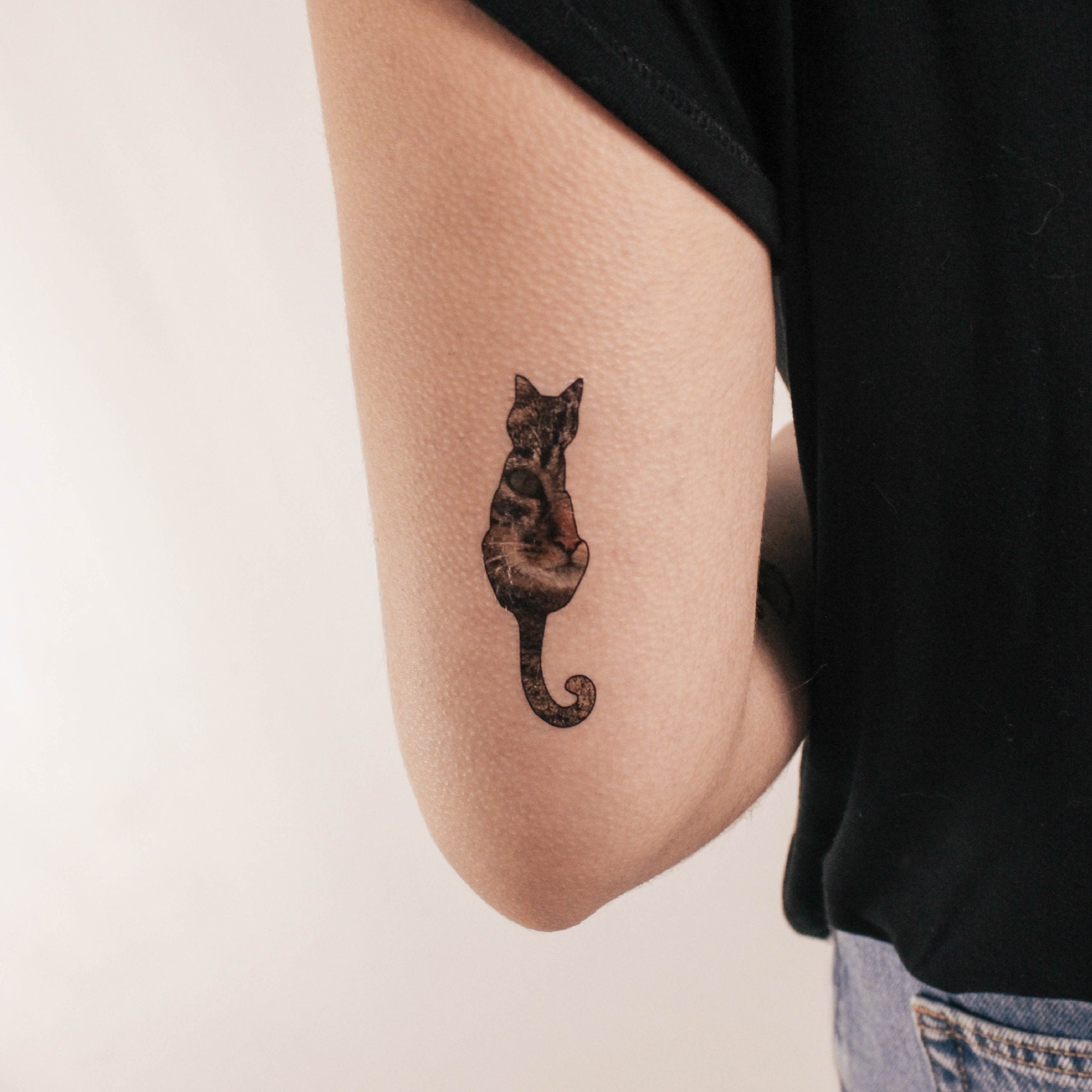 Cat face tattoo - Etsy México, image size:2000x2000