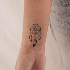 Tatuaggio Temporaneo Acchiappasogni (Set di 3)