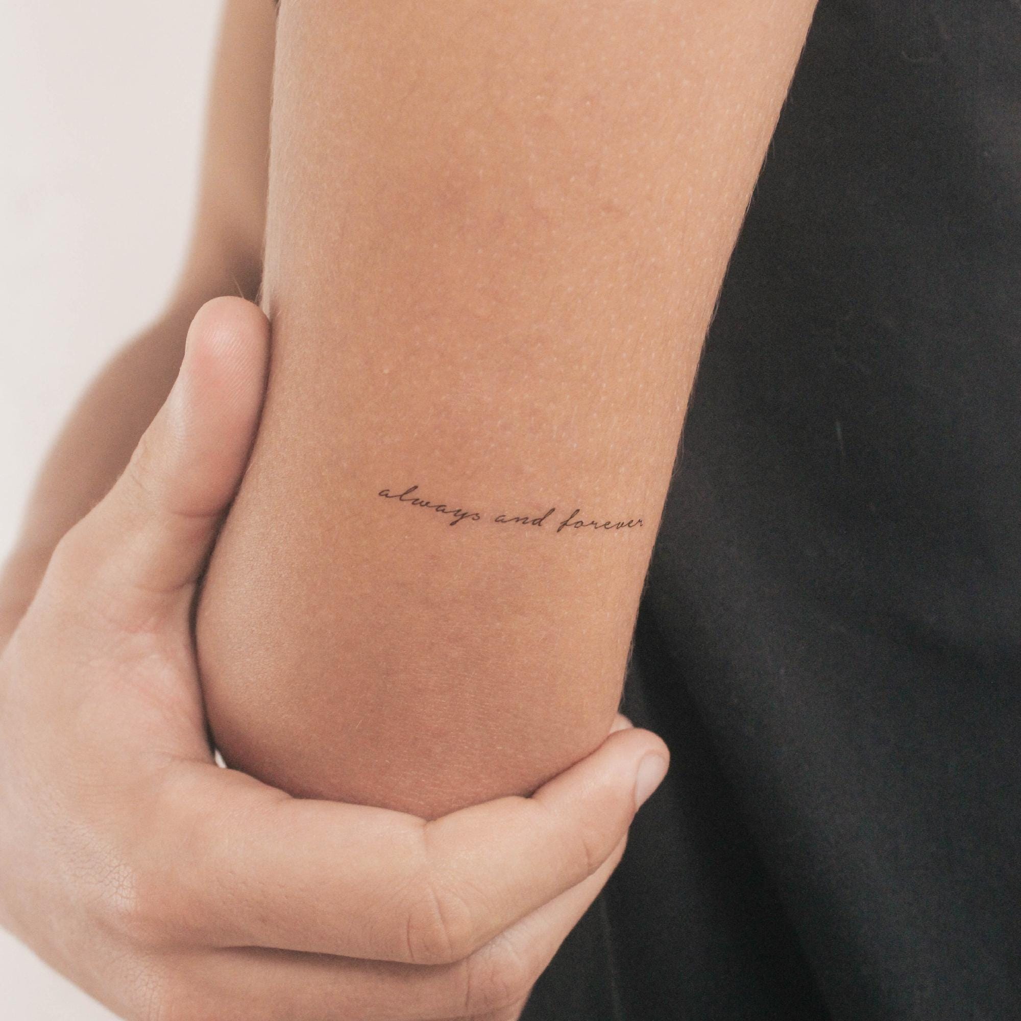 Forever and Always Tattoos for Couples
