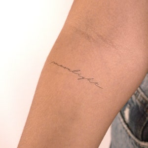 Moonlight Temporary Tattoo By Jakenowicz (Set of 3)