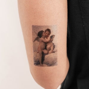 Bouguereau's First Kiss Temporary Tattoo (Set of 3)