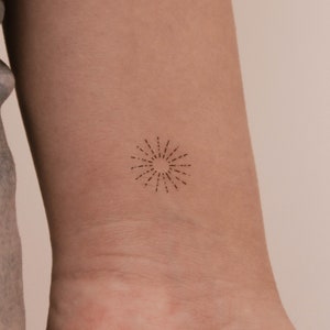 Solar Sparkle Temporary Tattoo By Jakenowicz (Set of 3)