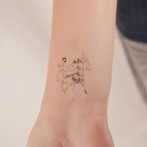 Three Muses Temporary Tattoo (Set of 3)