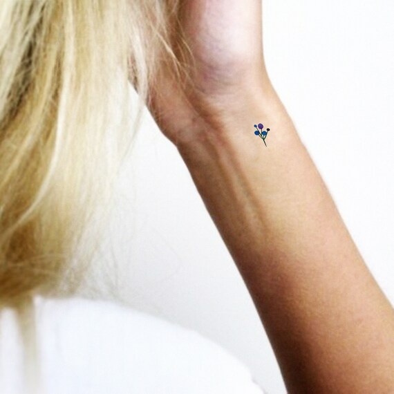 Berries Temporary Tattoo By Zihee Set Of 3 Etsy