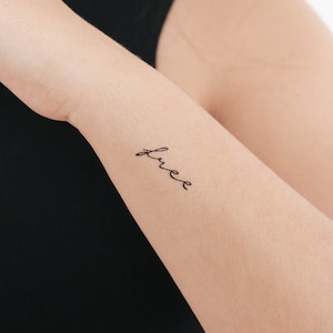 Free Temporary Tattoo (Set of 3)