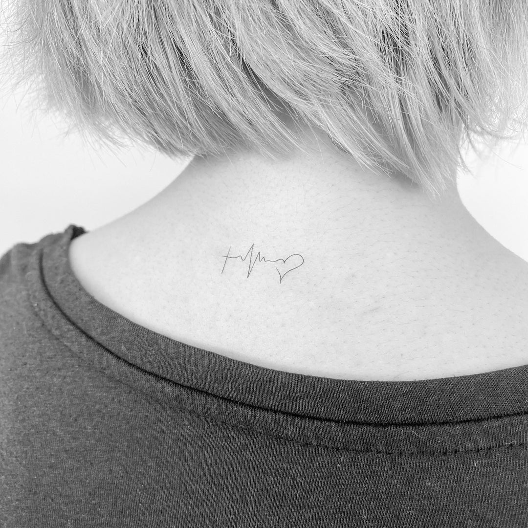 Fine Line Faith Hope Love Temporary Tattoo set of 3 