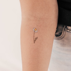 Camomilla di Ann Lilya tatuaggio temporaneo (set di 3)