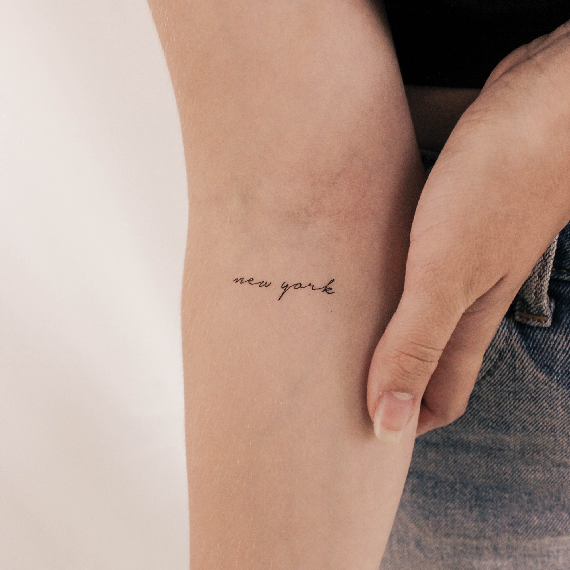 New York Temporary Tattoo (set of 3) - Etsy