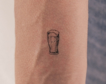 Pint Bier temporäres Tattoo (3er Set)