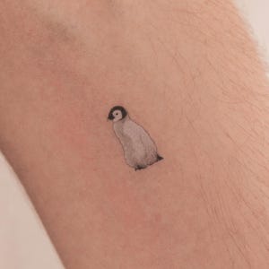 Baby Penguin Temporary Tattoo (Set of 3)