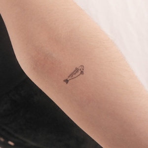 Kleiner Drachenkopf temporäres Tattoo (3er Set)