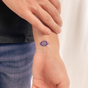 Nazar Eye Temporary Tattoo (Set of 3)