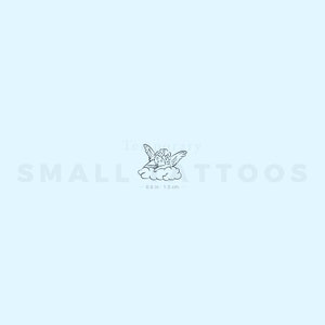 Sleeping Cherub Temporary Tattoo (Set of 3)