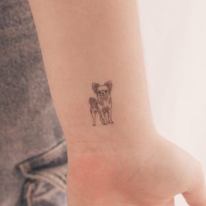 Chihuahua Temporary Tattoo (Set of 3)