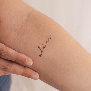 Lebendiges temporäres Tattoo (3er-Set)