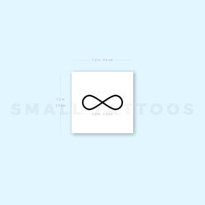 Bold Infinity Symbol Temporary Tattoo (set of 3) - Etsy