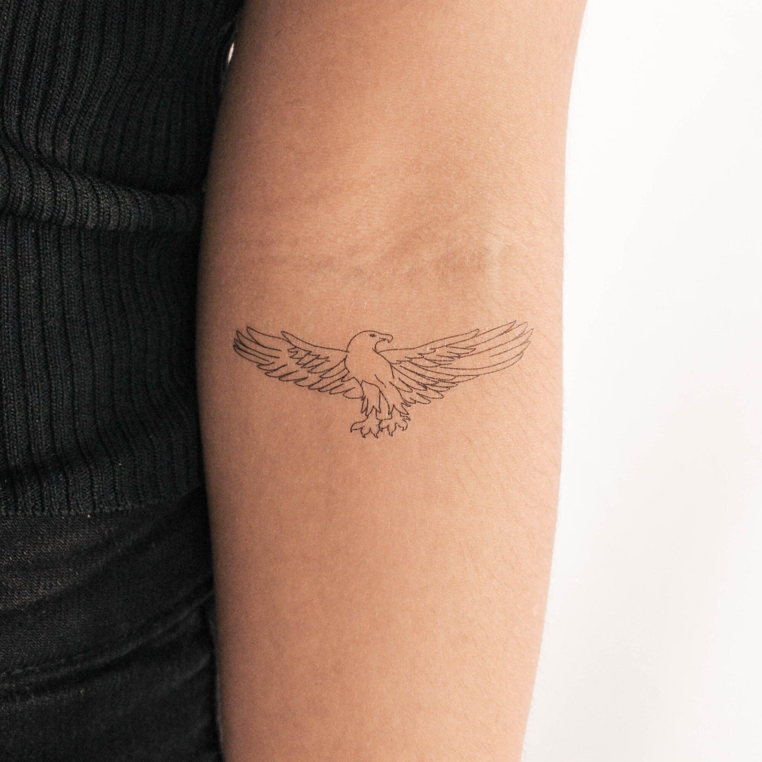 Eagle Temporary Tattoo (set of 3) - Etsy