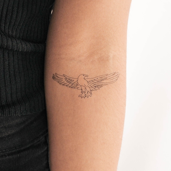 Single Line Eagle Tattoo | TikTok