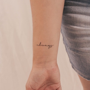 Always Temporary Tattoo (Set of 3)