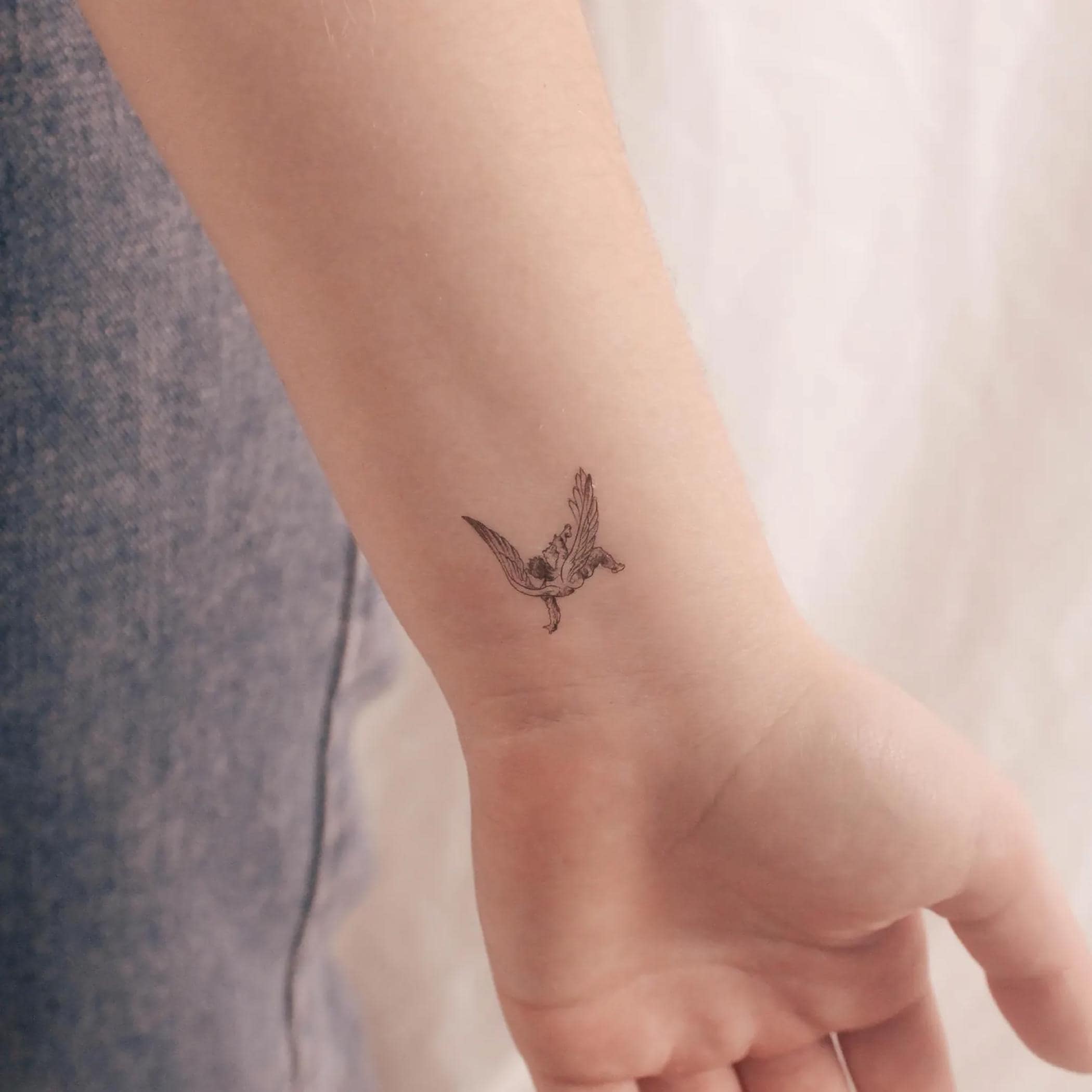 Beautiful Small Angel Tattoos for Women