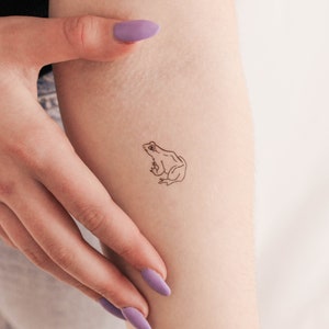 Toad Temporary Tattoo (Set of 3)