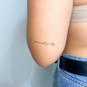 Tatuaggio temporaneo di serendipità (Set di 3)