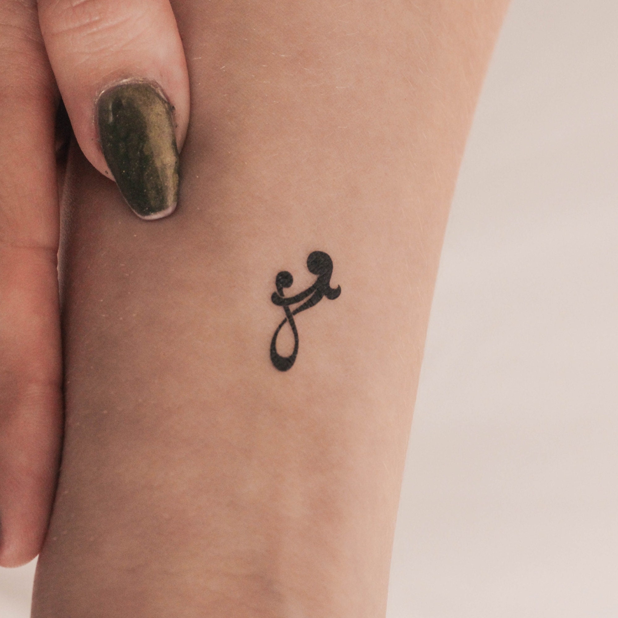Mother And Son Symbol Temporary Tattoo (Set of 3)