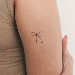 Bow Temporary Tattoo (Set of 3)
