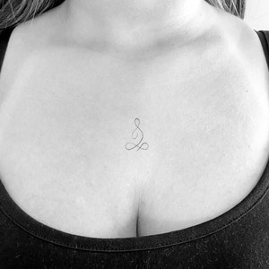 Breathe Meditation Unalome Temporary Tattoo (Set of 3)