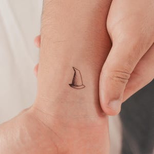 Witch Hat Temporary Tattoo (Set of 3)