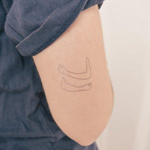Lege knuffel tijdelijke tattoo van EMBA (set van 3)