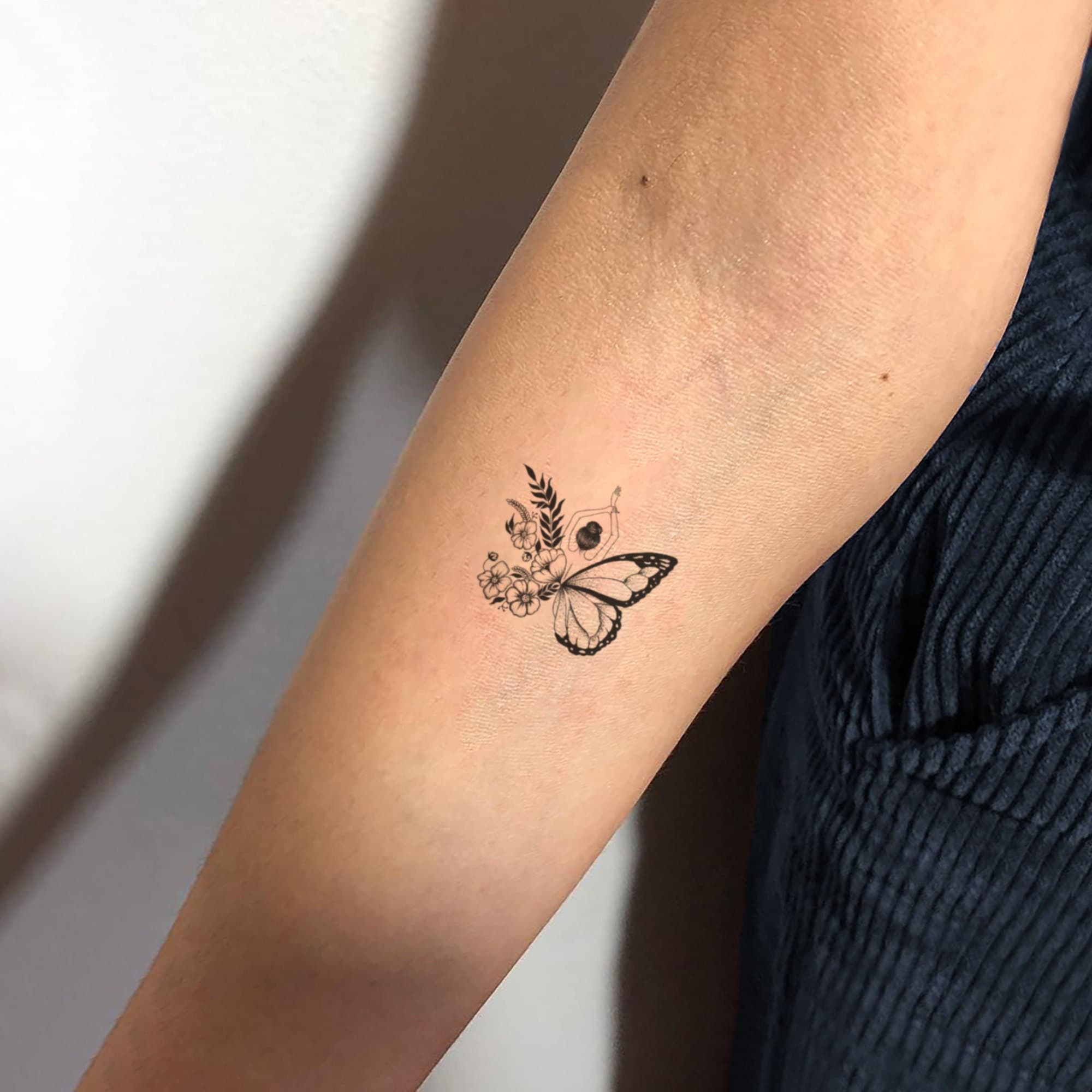 Dancing Girl Tattoo - Etsy Sweden