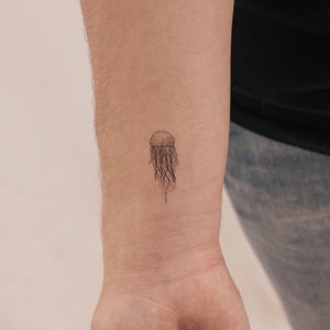 Kwallen tijdelijke tattoo (set van 3)